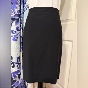 Talbots Black Pencil Skirt Size 6P Petite